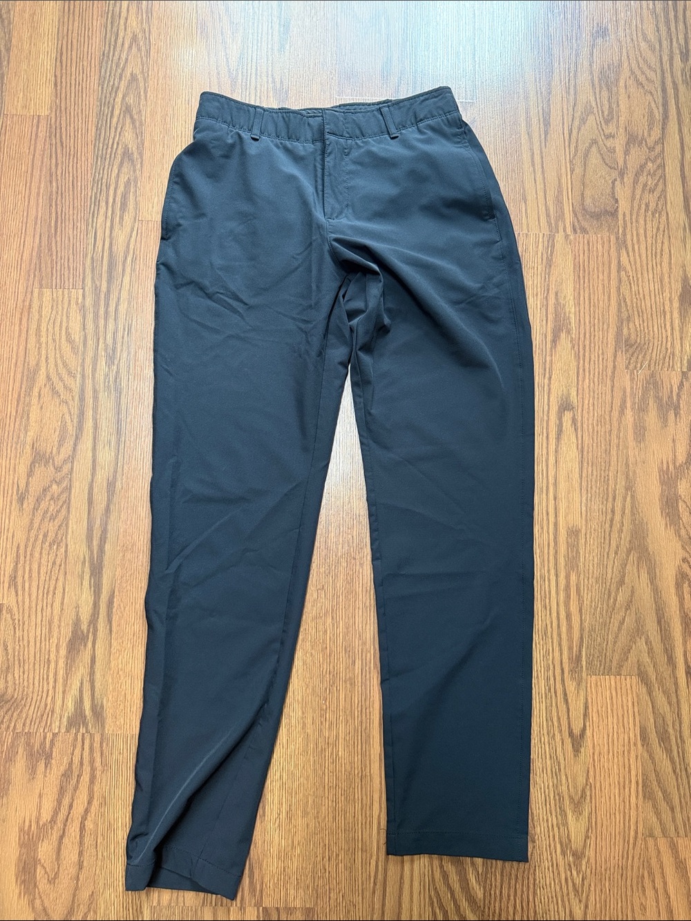 Under Armour Black Straight-Leg Pants — Lightweight Active Fit